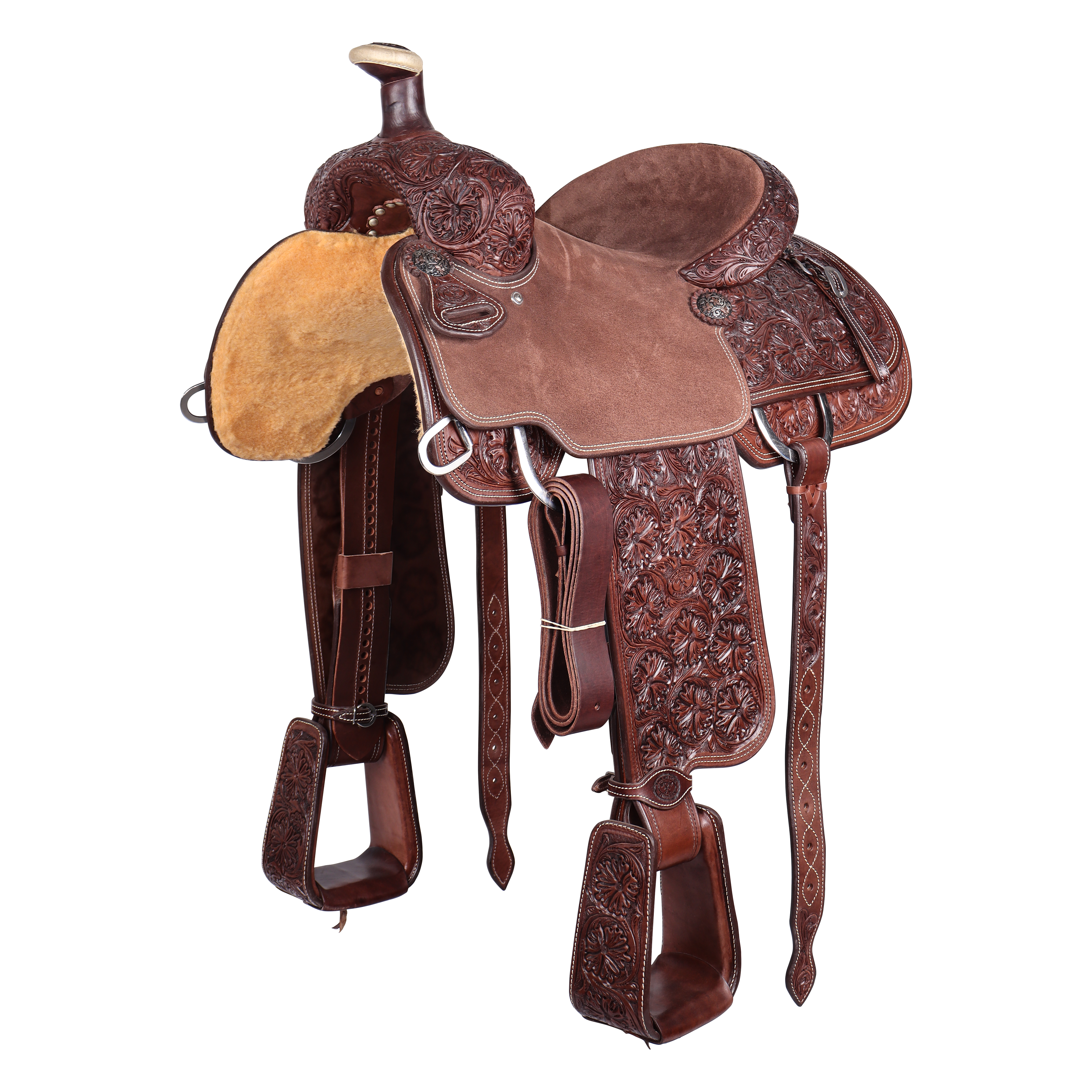 Tough 1 Tapis de selle en feutre imprimé cactus 28 x 28
